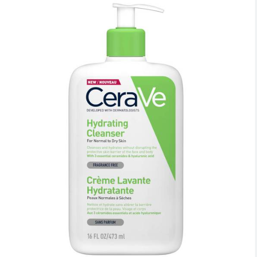 CeraVe Hydrating Cleanser with Hyaluronic Acid - Normal to Dry Skin 473ml Online