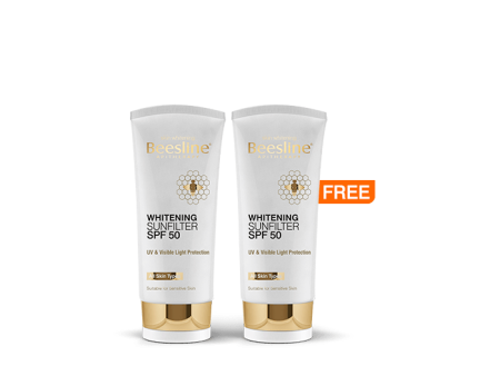 Beesline Whitening sun filter spf 50 1 + 1 free Cheap