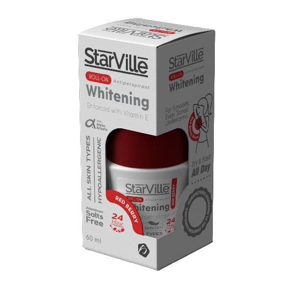 StarVille Whitening Roll on Redberry 60 ml Fashion