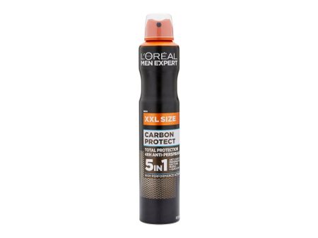 L Oréal Men Expert Carbon Protect Ice Fresh 5-in-1 Men s Spray XXL 300ML For Sale