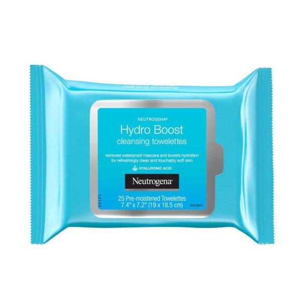 Neutrogena Hydro Boost Cleanser Facial Wipes - 25 Wipes Online Hot Sale