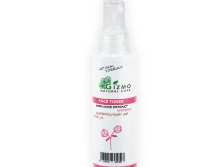 Gizmo Rose water faceToner  with rose extract , Vitamin E 120 ml Cheap