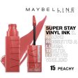 Maybelline Super Stay Vinyl Ink Liquid Lipstick 15 Peachy For Discount