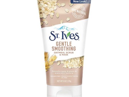 ST.IVES GENTLE SMOOTHING OATMEAL FACE SCRUB & MASK Online Hot Sale