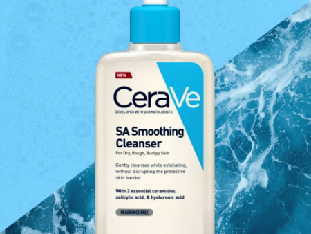 CeraVe SA Smoothing Cleanser with Salicylic Acid - Dry, Rough & Bumpy Skin 236ml For Cheap