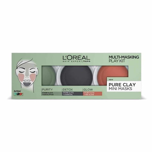 L oreal Multi-Masking Face Mask Play Kit 3 x 10ml on Sale