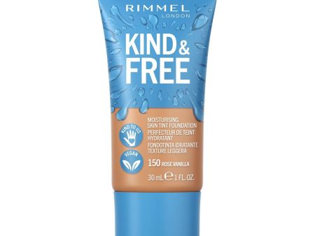 Rimmel London KIND & FREE MOISTURISING SKIN TINT Foundation 30ML ROSE VANILLA IV For Discount