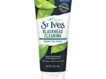 ST.IVES BLACKHEAD CLEARING GREEN TEA FACE SCRUB For Cheap