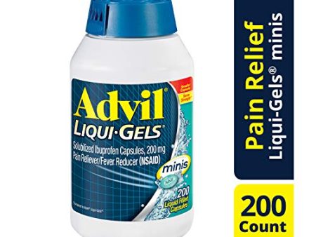 Advil Liqui-Gels Minis Pain Reliever - 200 Count For Cheap