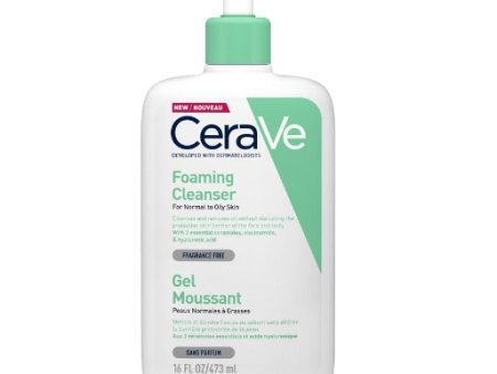 CeraVe Foaming Cleanser - Normal to Oily Skin 473ml For Discount