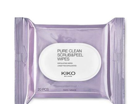 kiko Pure Clean Scrub & Peel wipes 20 PCS Online now