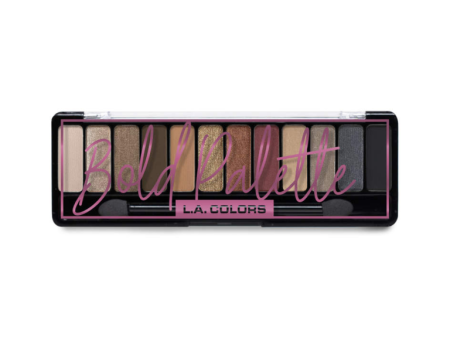 L.A. Colors – Bold 12-Pan Eyeshadow Palette Supply