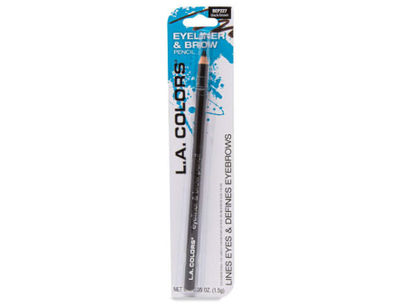 L.A. Colors – Black Brown Eyeliner Brow Pencil – 1.5g Hot on Sale