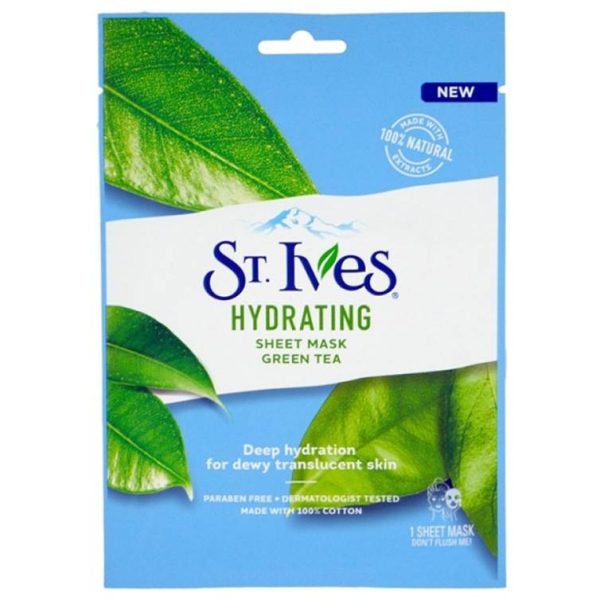 St ives - Hydrating Green Tea Sheet Mask on Sale