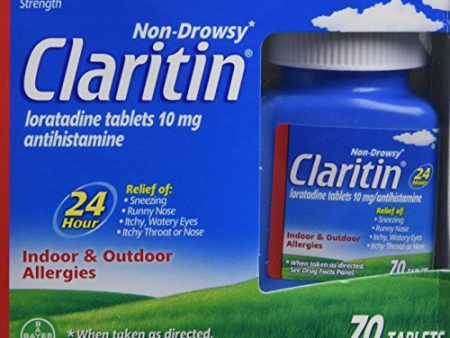 Claritin medicine tablets - 70 count For Sale