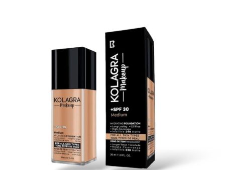 kolagra makeup Foundation SPF30+ Medium For Sale