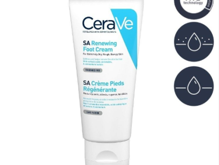 CeraVe  SA Renewing Foot Cream 88ml Fashion