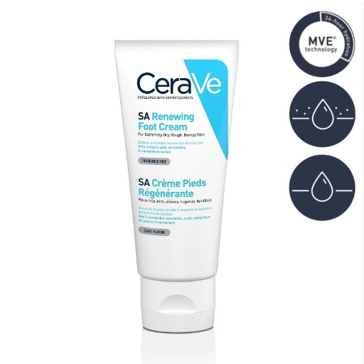 CeraVe  SA Renewing Foot Cream 88ml Fashion