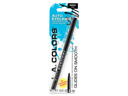 L.A. Colors – Black Auto Eyeliner Pencil – 0.3g For Sale