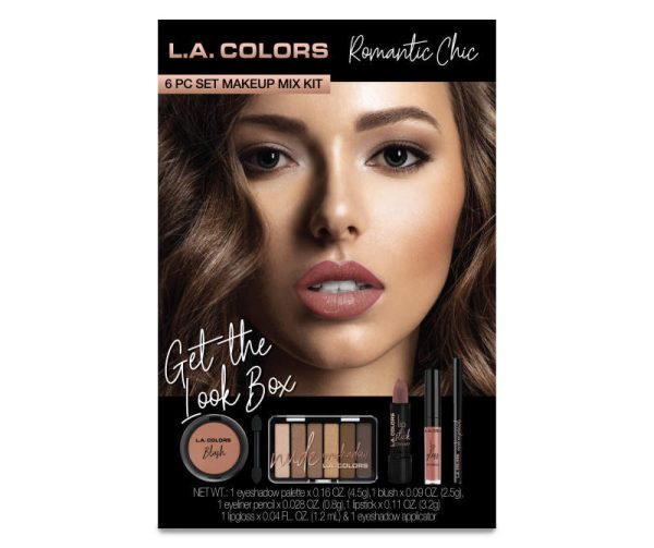 L.A. Colors – Romantic Chic Get The Look 6-Piece Makeup Mix Kit Cheap