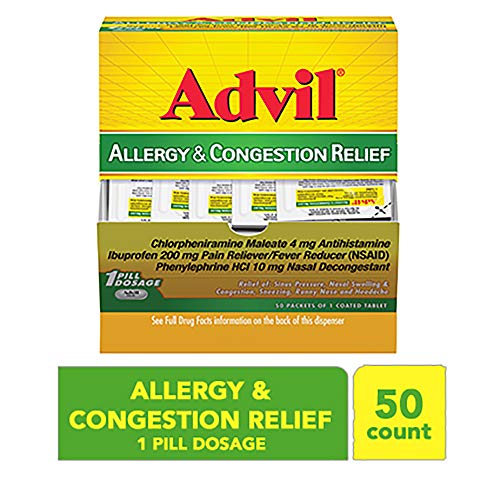 Advil Allergy & Congestion Relief Pain Reliever - 50 Count Online