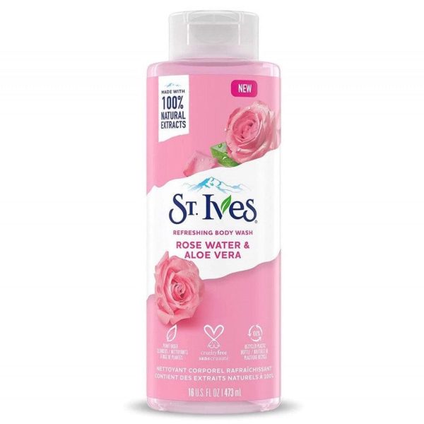 ST.IVES REFRESHING BODY WASH ROSE WATER AND ALOE VERA 650 ML Online