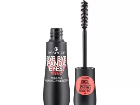 Essence bye bye panda eyes! smudge-proof volumizing and defining mascara on Sale