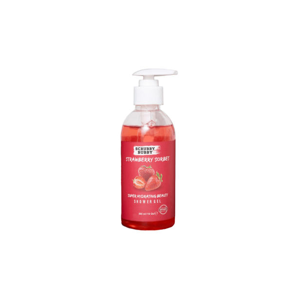 Scrubby Bubby Super Hydrating Beauty Shower Gel Scrubby Bubby Strawberry Sorbet 300 Grm Supply