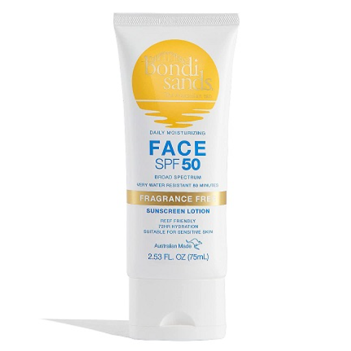 Bondi Sands Sunscreen Lotion SPF50+ Face 75ml Online Hot Sale