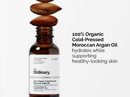 The Ordinary 100% Organic Cold-Pressed Moroccan Argan Oil - 30ml Online