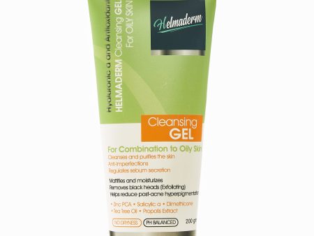 HELMADERM CLEANSING GEL FOR OILY SKIN 200GM Cheap