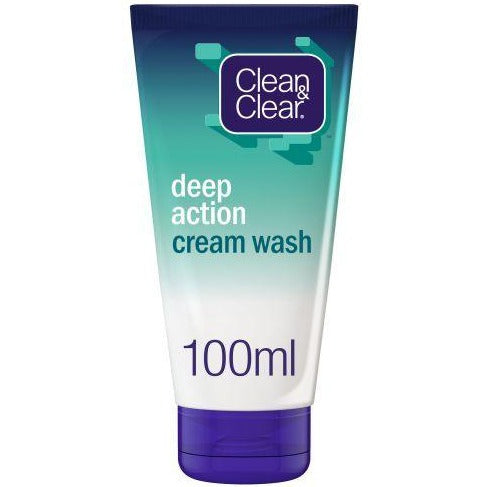 CLEAN & CLEAR Deep Action Cream Wash 100 ML Discount