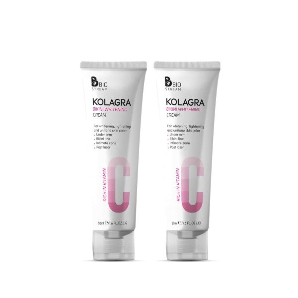 Kolagra BIKINI WHITENING CREAM 50ml 1+1 Free on Sale