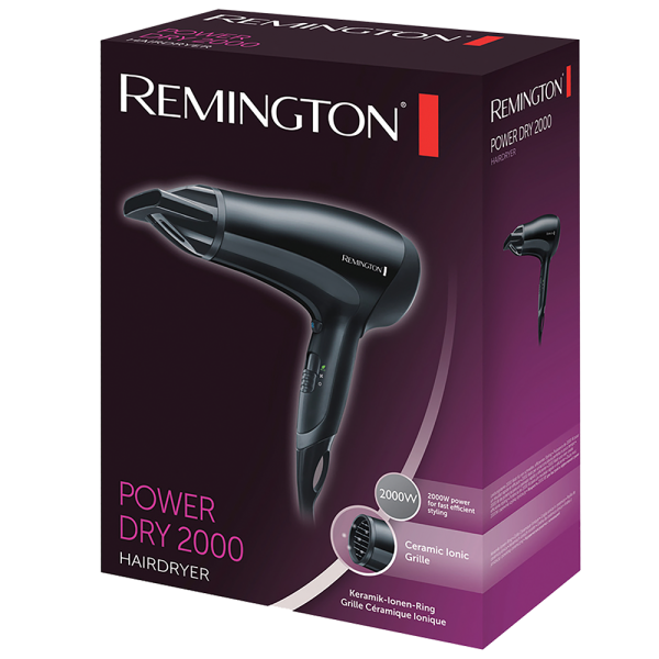 Remington - Power Dry Hair Dryer D3010 Hot on Sale