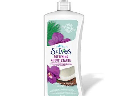 ST.IVES SOFTENING COCONUT & ORCHID BODY LOTION 621 ML For Cheap