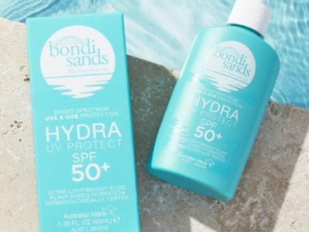 Bondi Sands Hydra SPF50+ Face Fluid 40ml Supply