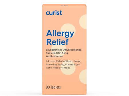 Curist Allergy Relief - levocetirizine 5 mg, compare to Xyzal- 90 count on Sale