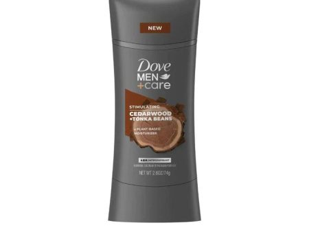 DOVE MEN+CARE STIMULATING CEDARWOOD + TONKA BEANS ANTIPERSPIRANT STICK Sale