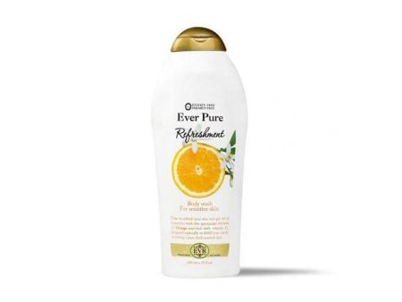 Ever Pure Refreshment Orange Body Wash For Sensitive Skin, 650 ML Online Sale