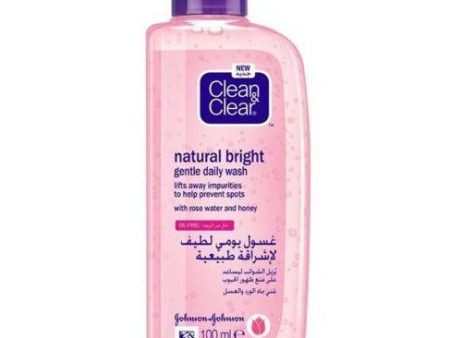 CLEAN & CLEAR Natural Bright Daily Wash 100 ml Discount