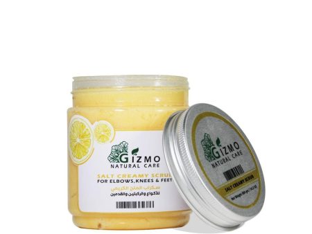 Gizmo Citrus blend Creamy salt scrub for Elbows, Knees & Feet  300 gm Supply