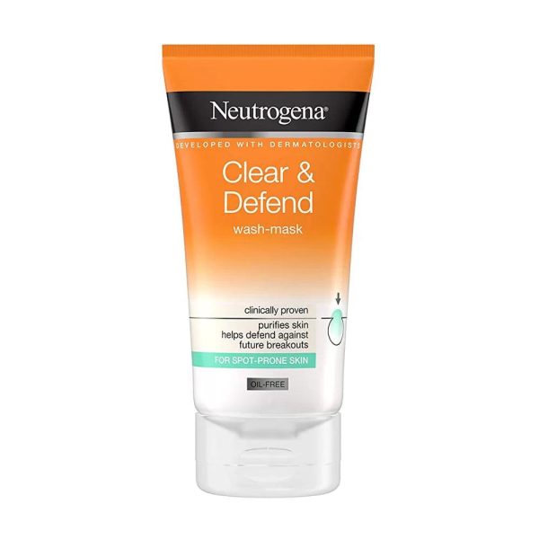 Neutrogena Clear & Defend 2 in 1 Wash Mask 150 Ml Online now