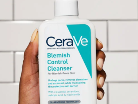 CeraVe Blemish Control Cleanser with Salicylic Acid & Niacinamide - Blemish-Prone Skin 236ml Hot on Sale