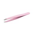 Hermania Eyebrow Slanted Tip Tweezers - Pink Hot on Sale