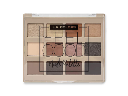 L.A. Colors – Feel Good Nude 12-Pan Eyeshadow Palette For Discount