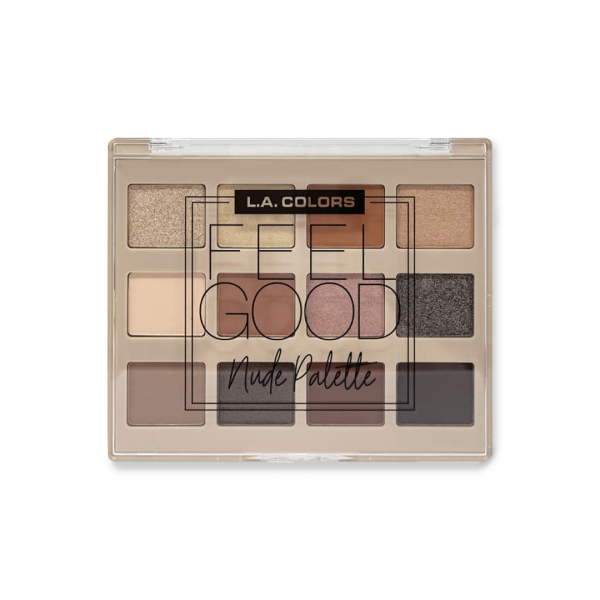 L.A. Colors – Feel Good Nude 12-Pan Eyeshadow Palette For Discount