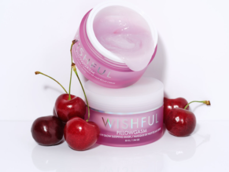 Wishful Pillowgasm Cherry Glow Sleep Mask 55g Supply