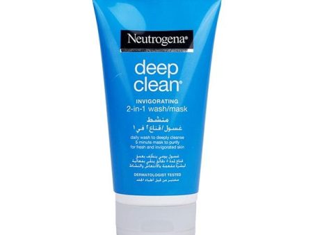 Neutrogena Deep Clean 2 in1 Invigorating Wash Mask - 150ml For Cheap