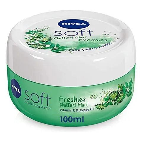 Nivea Soft Freshies Chilled Mint Cream - 100ml on Sale