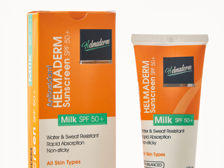 HELMADERM SUNSCREEN MILK SPF50+ 100 ML Hot on Sale